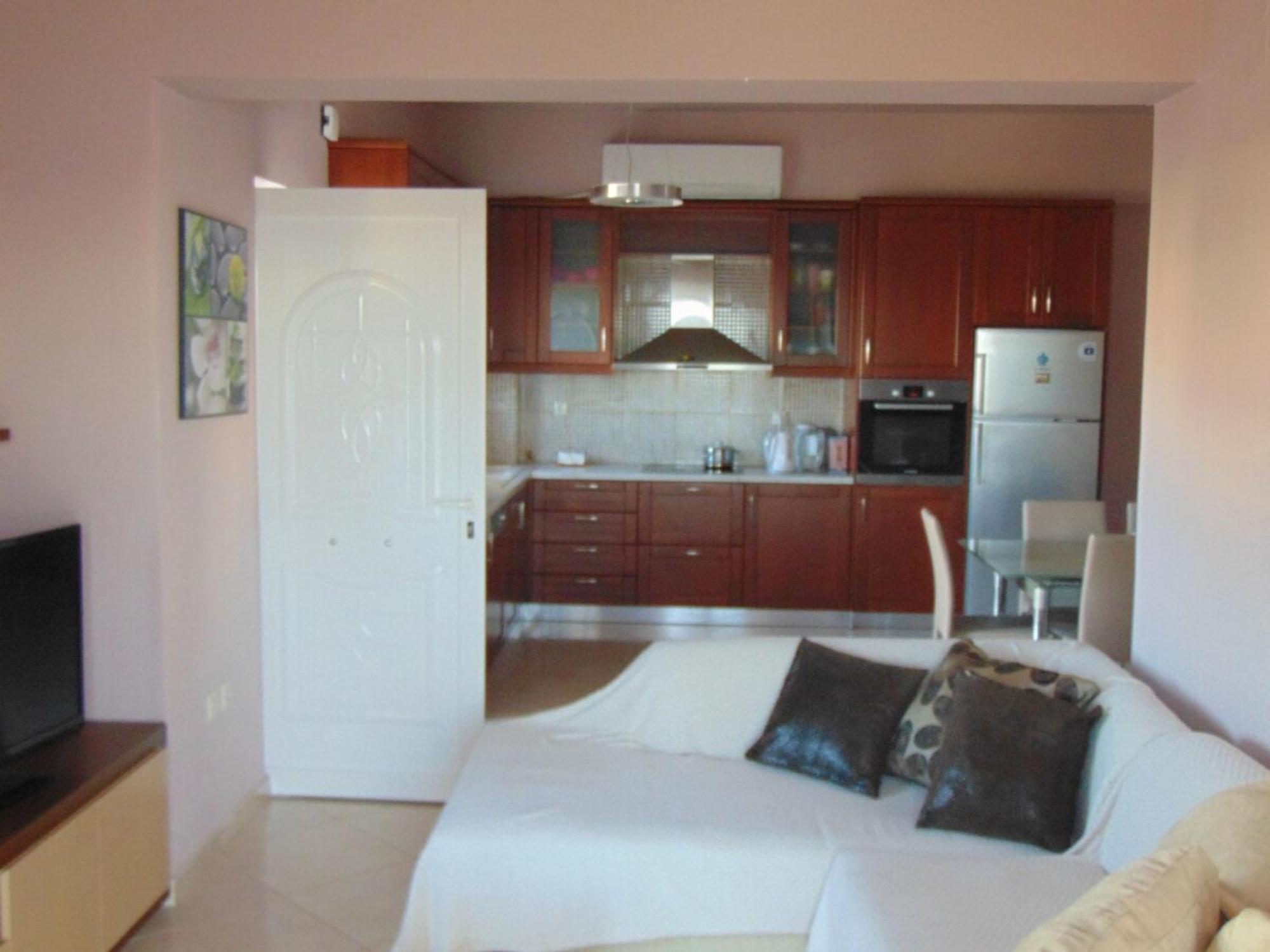 Comfy Beachfront Litinas Casa With Seaview ハニア エクステリア 写真