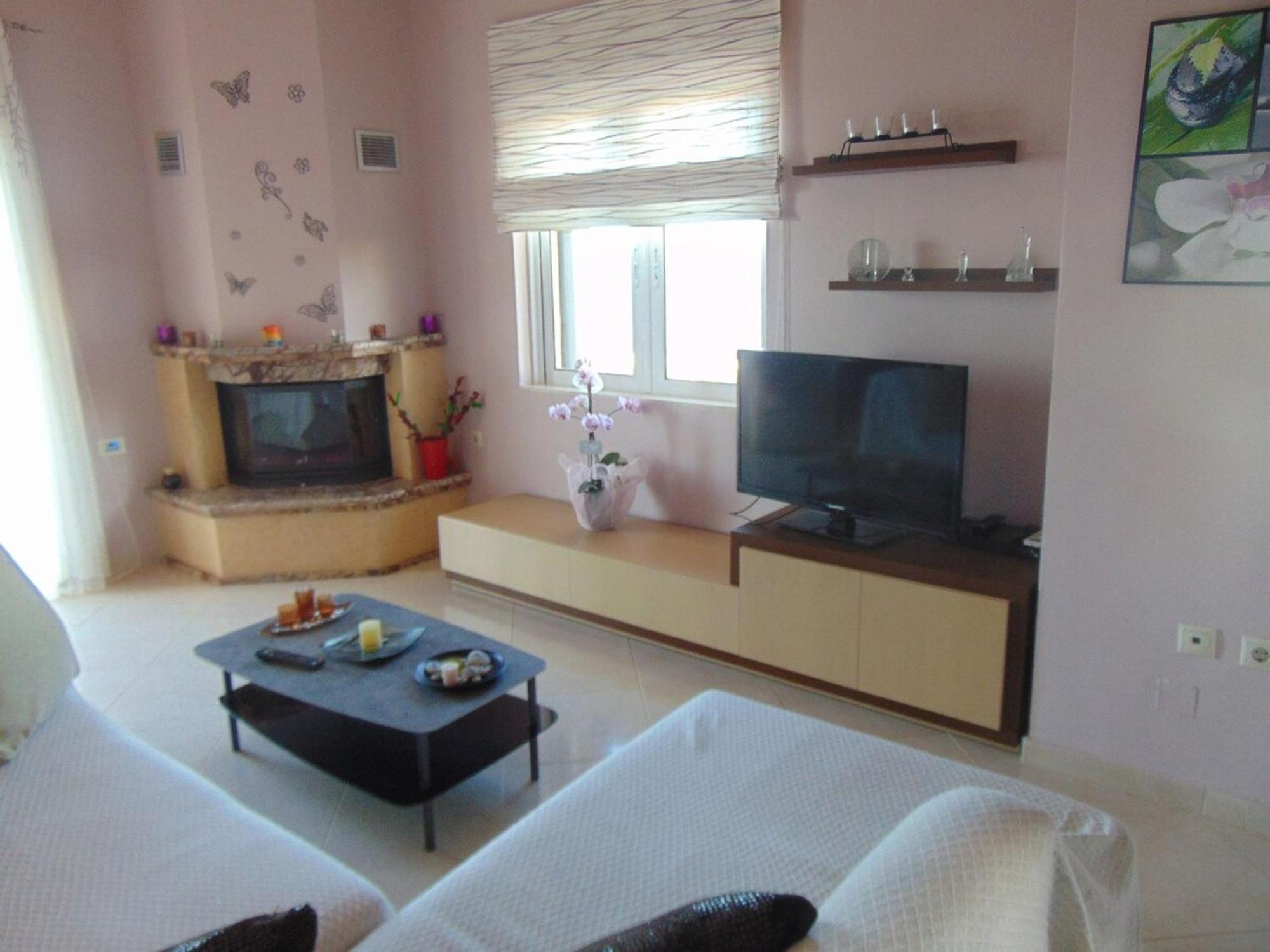 Comfy Beachfront Litinas Casa With Seaview ハニア エクステリア 写真