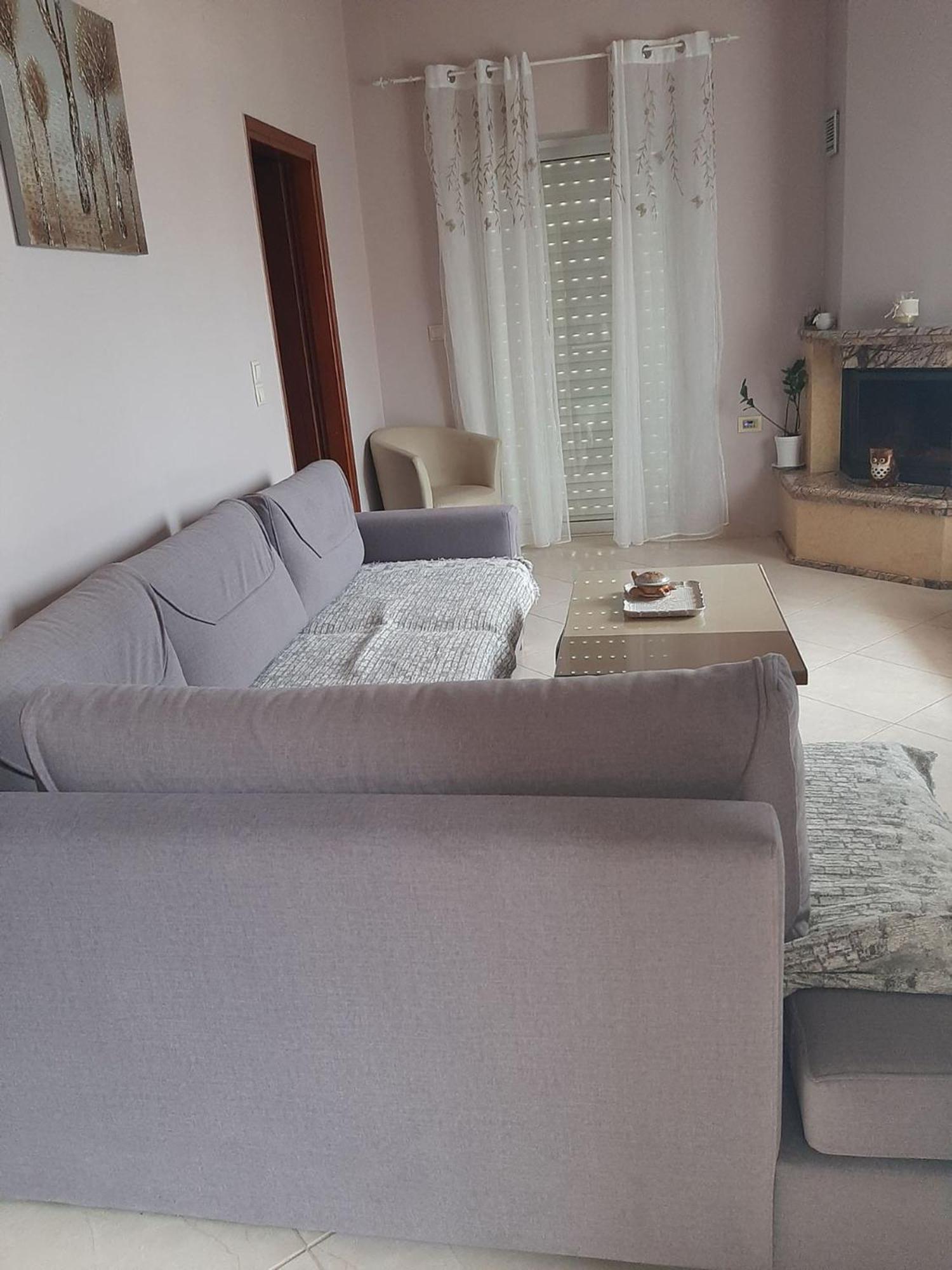 Comfy Beachfront Litinas Casa With Seaview ハニア エクステリア 写真